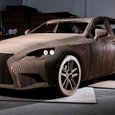 Life-sized origami-inspired Lexus