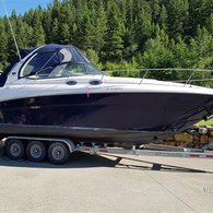 2005 Sea Ray Sundancer blue and white