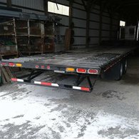 2001 Homemade Legault 48' Flat Bed Tra...