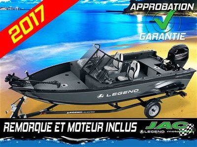 2017 Legend Boats Bateau 16 Xterminator D Mercury 40 Chaloupe pêche **Premium package 4,386$ Inclus