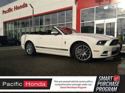 2013 Ford Mustang ZERO (0) CLAIMS BEAUTIFUL WHITE CONVERTIBLE