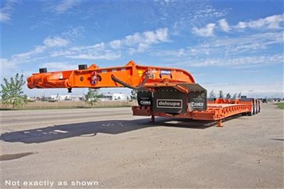 2014 Deloupe 55 Ton Tri-Axle RGN Ramp Lowboy