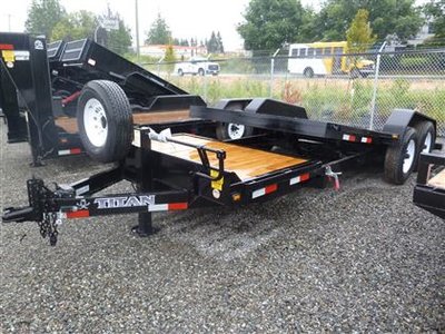 2016 Titan 4 + 16 Tilt Bed Trailer - 14,000 GVW