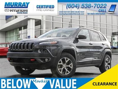 2016 Jeep Cherokee Trailhawk**LEATHER**REAR VIEW CAMERA**