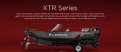 2017 Legend Boats 18 XTR $60. per week o.a.c. All-In Price