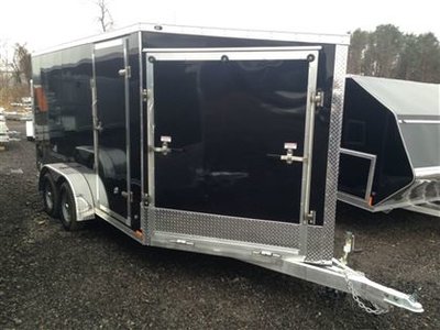 2016 Miska Trailers 7'x19' Drive On, Drive Off Enclosed