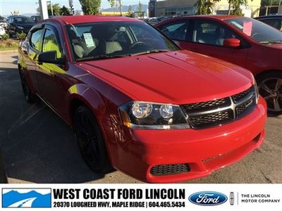 2013 Dodge Avenger SE, UCONNECT BT, AIR, NO ACCIDENTS, MINT