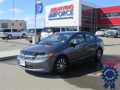 2012 Honda Civic LX Front Wheel Drive - 58,563 KMs, 5 Passenger Car