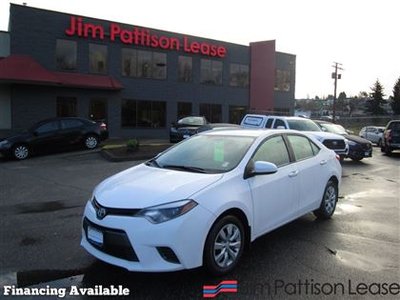 2016 Toyota Corolla LE w/backup cam, heat seats, bluetooth