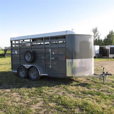 2018 Maverick 2018 Maverick 16 Ft Steel HD Stock Trailer w. T...