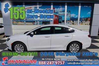 2016 Chrysler 200 LX, ONLY 50kms, LIKE NEW!!!